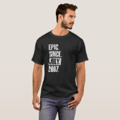 2007年7月以来15歳の誕生日叙事詩 Tシャツ (正面フル)
