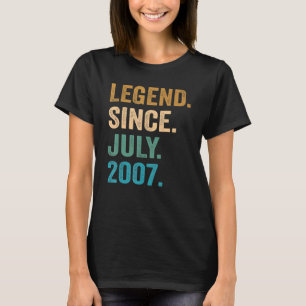 2007年7月15日ビント以来15年の古い伝説 Tシャツ