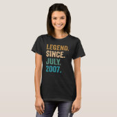2007年7月15日ビント以来15年の古い伝説 Tシャツ (正面フル)