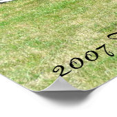 2007深いブルーポンティアック至GXP写真 ポスター (角)