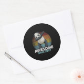 2007素晴らし年からダビングパンダ13誕生日 ラウンドシール (封筒)