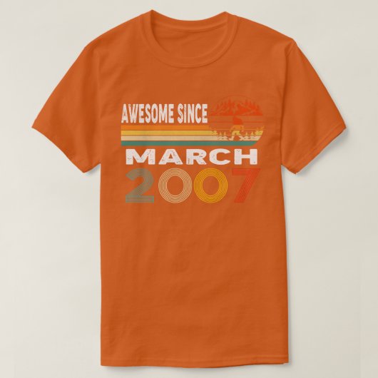 2007素晴らし年3月以降 Tシャツ (デザイン正面)