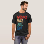 2007素晴らし年4月16誕生日16年 Tシャツ (正面フル)