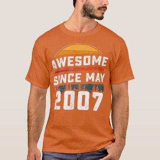 2007素晴らし年5月より15回誕生日贈与15年 Tシャツ