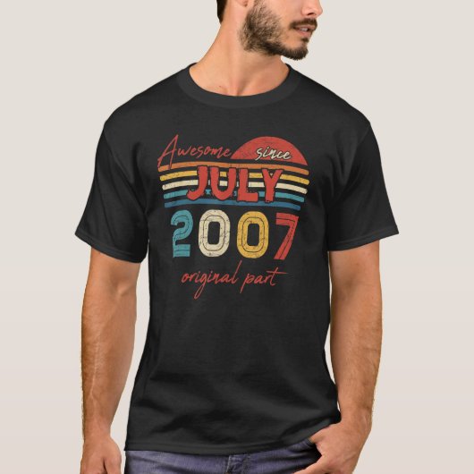 2007素晴らし年7月オリジナル部以降 Tシャツ (正面)