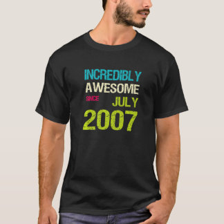 2007素晴らし年7月誕生日以来 Tシャツ