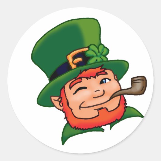2007-05-22-leprechaun ラウンドシール (正面)