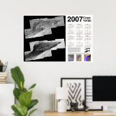 2007 Cape Verde (火星)カレンダー ポスター (ホームオフィス)