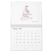 2008のスケッチのカレンダー カレンダー (2月 2026)