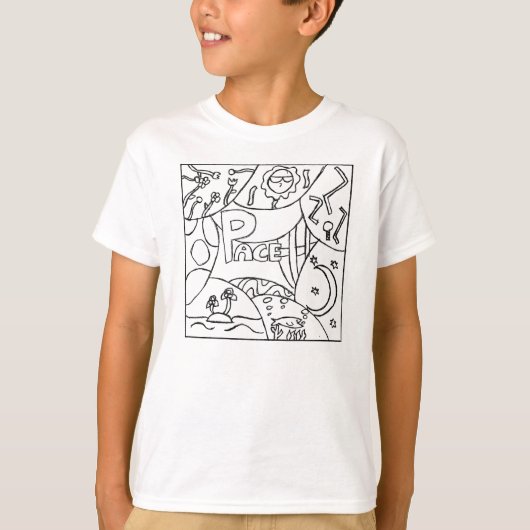 2008のペースのロゴのTシャツ Tシャツ (正面)