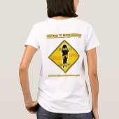 2008の注意証明されたカーブの印ティー001 Tシャツ (裏面)