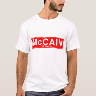 2008の赤のジョン・マケインのTシャツ Tシャツ