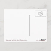 2008アメリカンバッファロー金ゴールドブライオンコインポストカード ポストカード (裏面)