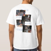 2008グループの写真のTシャツ Tシャツ (裏面)