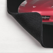 2008コルベット：スポーツカー：キャンディアップル仕上げ： マウスパッド (コーナー)