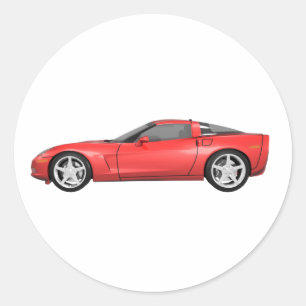 2008コルベット:スポーツカー:赤仕上げ: ラウンドシール