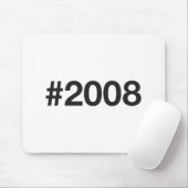 2008ハッシュタグ17誕生日記念日 マウスパッド (マウス)