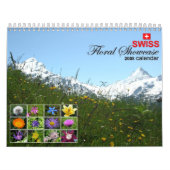 2008人のスイス人の花のショーケースのカレンダー カレンダー (カバー)
