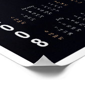 2008宇宙シャトルカレンダー ポスター (角)