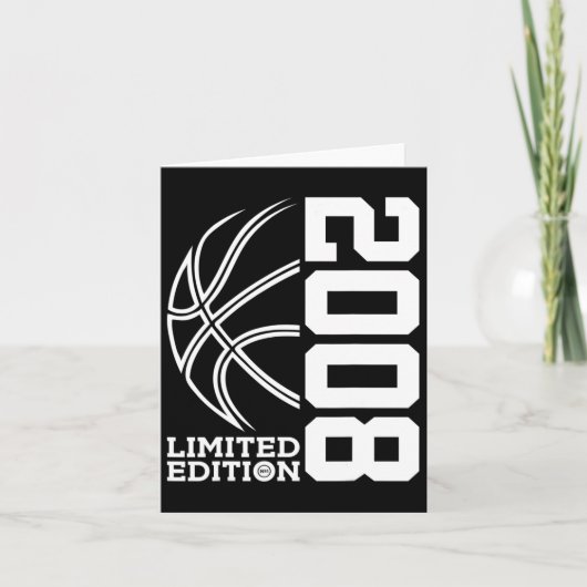 2008年からスゴイ誕生日バスケットボール限定 カード (正面)