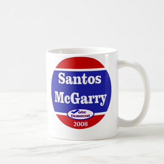 2008年にサントスMcGarry コーヒーマグカップ (右)