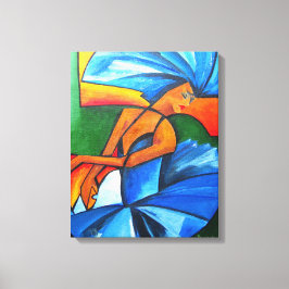 2008年に青で踊る キャンバスプリント