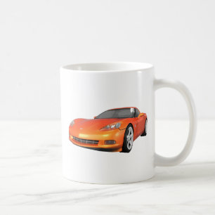 2008年のコルベット: スポーツ・カー: オレンジ終わり: コーヒーマグカップ