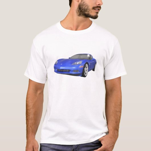 2008年のコルベット: スポーツ・カー: 青い終わり: Tシャツ (正面)