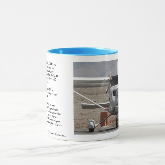 2008年のセスナ172 Skyhawk SPの写真のコーヒー・マグ#1 マグカップ (中央)