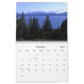 2008年のタホ湖のカレンダー カレンダー (2月 2027)