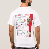 2008年のトロイの木馬の結果のデザイン Tシャツ (裏面)