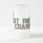 2008年のファンタジーのフットボールのチャンピオン フロストグラスビールジョッキ (中央)