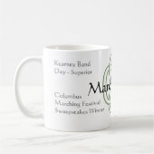 2008年のマーチングバンドの記念するマグ コーヒーマグカップ (左)