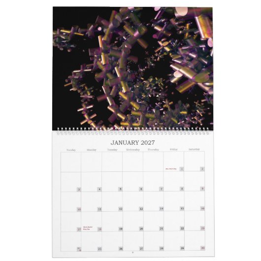 2008年の描写のカレンダー カレンダー (1月 2027)