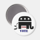 2008年の磁石で共和党に投票 マグネット (正面/裏面)