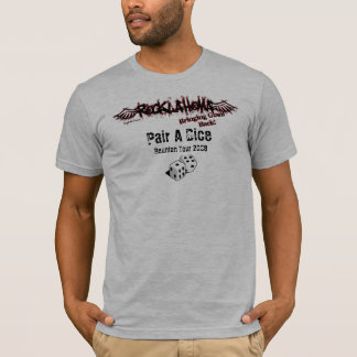 2008年のRocklahomaの灰色の組サイコロのTシャツ Tシャツ