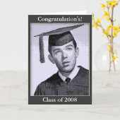 2008年クラス カード (黄色い花)