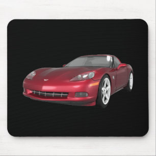 2008年コルベット:スポーツカー:AppleのCandy仕上げ: マウスパッド