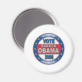 2008年バラクオバマ投票 マグネット (正面/裏面)