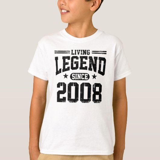2008年以来の生きている伝説 Tシャツ (正面)