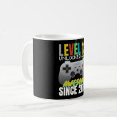 2008年以降のレベル素晴らし13のロック解除 コーヒーマグカップ (正面左)