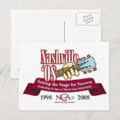 2008年会議ロゴ ポストカード (正面/裏面)