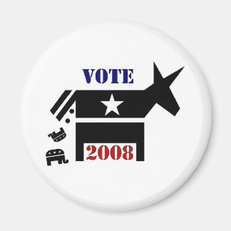 2008年磁石で民主党員に投票 マグネット