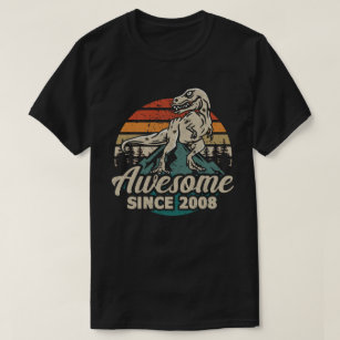 2008年素晴らし恐竜以来15年15誕生日 Tシャツ
