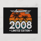 2008年限定レトロかっこいい 2008年からかっこいい ポストカード (正面)