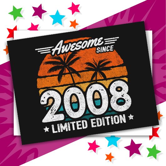 2008年限定レトロかっこいい 2008年からかっこいい ポストカード