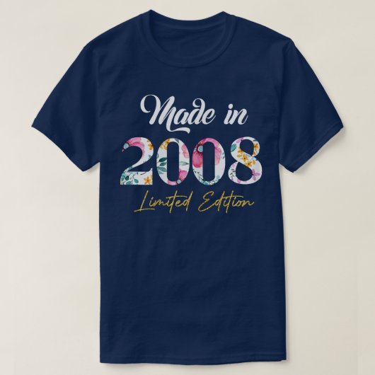 2008年限定14回誕生日プレゼント14 Tシャツ (デザイン正面)