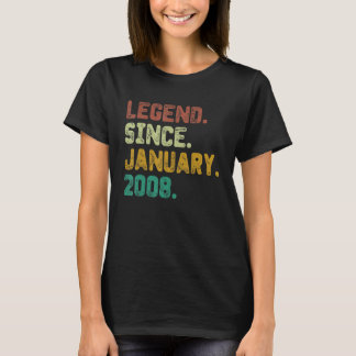 2008年1月15日誕生以来15歳の伝説 Tシャツ