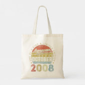 2008年10月以素晴らし降14回目の誕生日プレゼント トートバッグ (裏面)