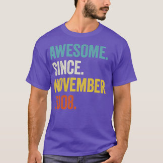 2008年11月14日素晴らし誕生から14歳 Tシャツ